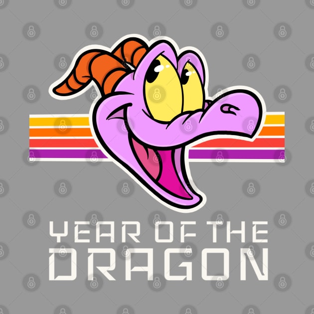 Year of the dragon Happy little purple dragon of imagination by EnglishGent