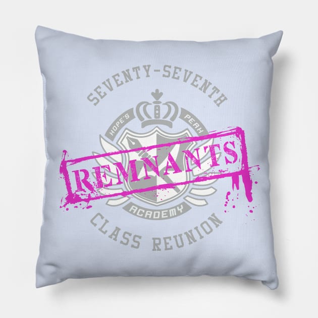 Remnants Hope's Peak Academy Class (PLURAL variant) Pillow by NoNamedSuperhero