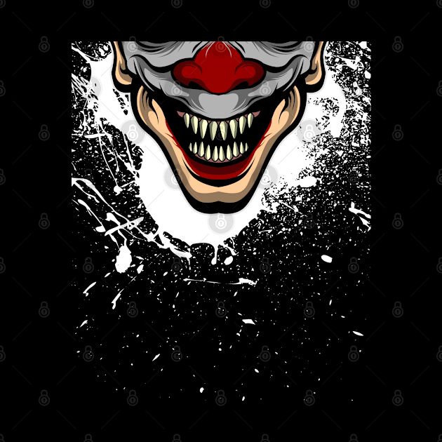 Scary Clown Mask by ShirtsShirtsndmoreShirts