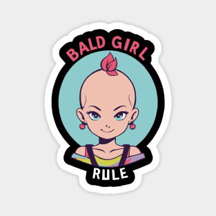 Bald girl Magnet