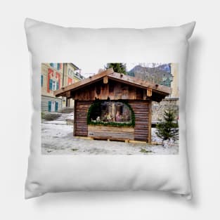 Garmisch-Partenkirchen Manger Study 1 Pillow