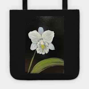 White Orchidia Tote