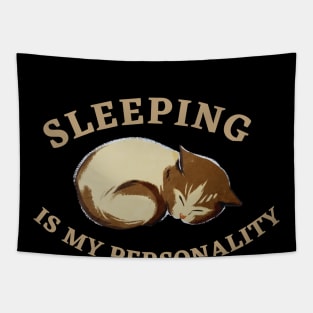 Likely to Take a Nap, Sleeping Is My Personality Funny Tapestry