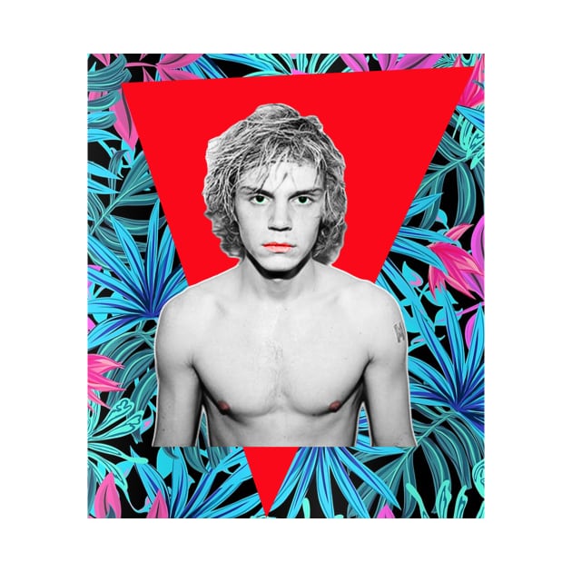 Evan Peters by austyndelugoart