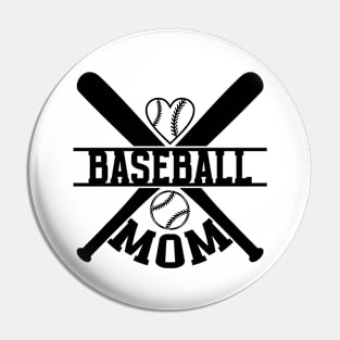 Baseball Mom v2 Pin