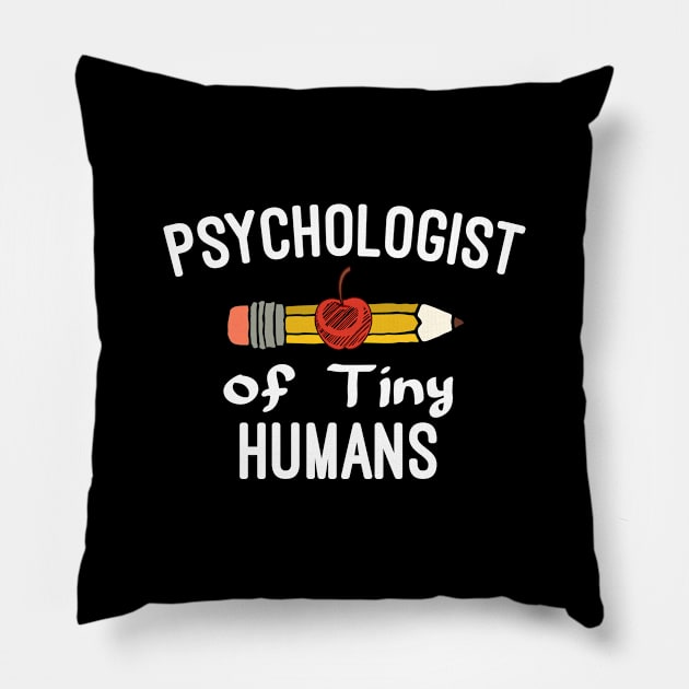 Psychologist of Tiny Humans : Psychology, Psychology Graduation Gift, Funny Psychologist Gift, Psychologist Women-Man, Counselor Gifts Pillow by First look