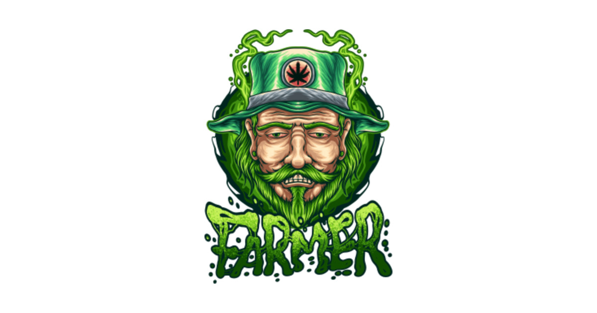 Marijuana Gifts Weed Farmer Smoking 420 Funny Stoner Graphic - Funny
