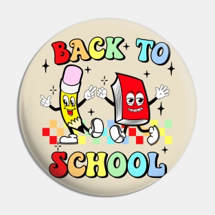 Back To School With  Fun Retro Look Pin