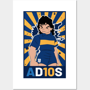Maradona and Pele pop art posters & prints by ShendyArt