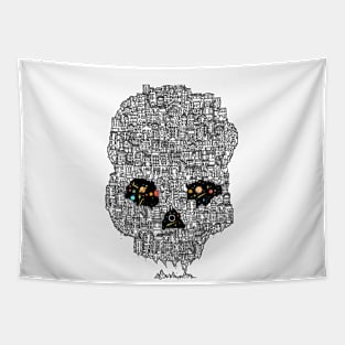 Skull City Universe Tapestry