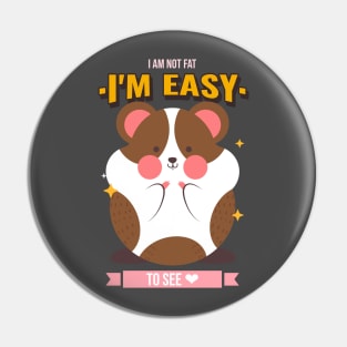 Cute Chubby Hamster Pin