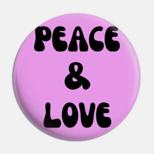 Peace and Love- a happiness inspiring design Pin