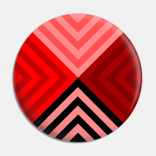 Black and Pink Red Triangular Pin