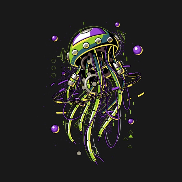 Machine Jellyfish by anggatantama