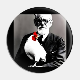 Freud Chicken Pin