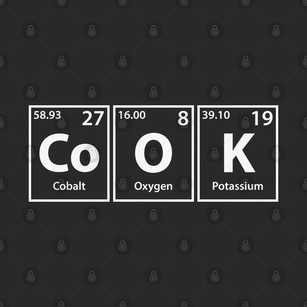 Cook (Co-O-K) Periodic Elements Spelling by cerebrands