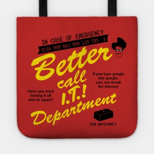 Better call I.T. department! Tote