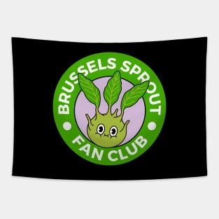 Brussels Sprout Fan Club Funny Tapestry