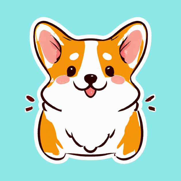 Cutest Corgi Dog Lover Puppy Retro by BetterManufaktur