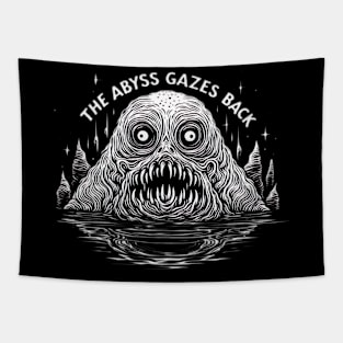 Gaze into the abyss Tapestry