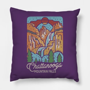 Chattanooga Mountain Falls Pillow