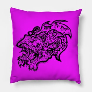 Abstract Creature Art Pillow