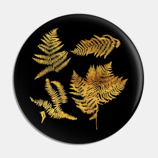 Gold Ferns Pin