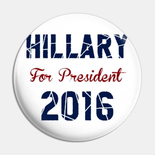 Hillary Clinton 2016 Pin