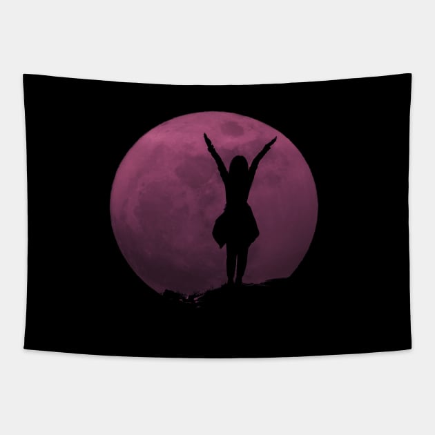 iu strawberry moon Tapestry by kimbo11