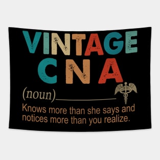 Vintage CNA Definition Knows More Than She Says And Notices More Than You Realize Tapestry