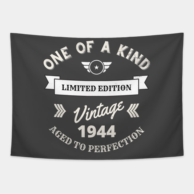 One of a Kind, Limited Edition, Vintage 1944, Aged to Perfection Tapestry by Blended Designs