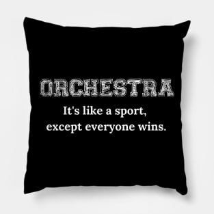 Orchestra v2 (bright/dark color compatible) Pillow