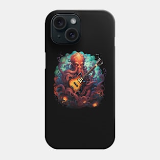 Octopus Playing Guitar Phone Case