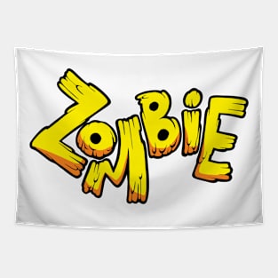 ZOMBIE Typography Tapestry