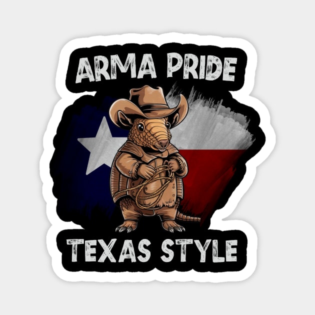 Arma Pride Texas Style Magnet by Montony