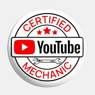 Certified YouTube Mechanic Pin