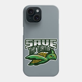 SAVE THE TURTLES Phone Case