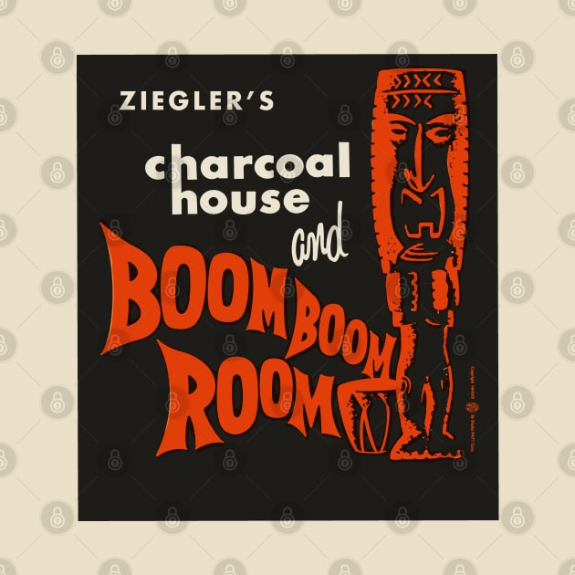 Vintage Charcoal House and Boom Boom Room Tiki Bar by StudioPM71