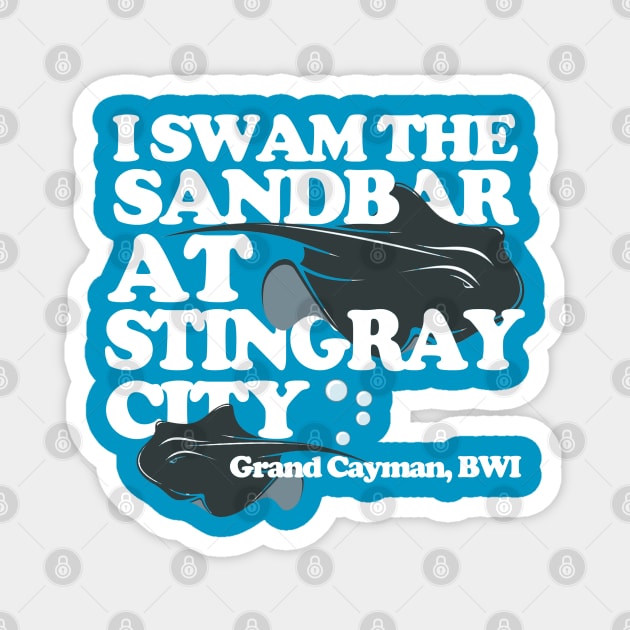 Grand Cayman Stingray City Sandbar Magnet by PopCultureShirts