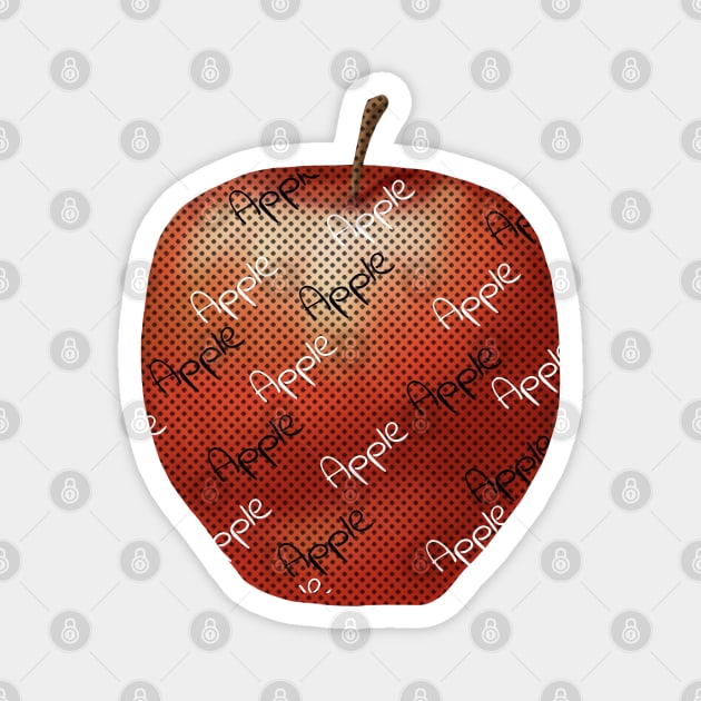 Red Apple Magnet by KateQR