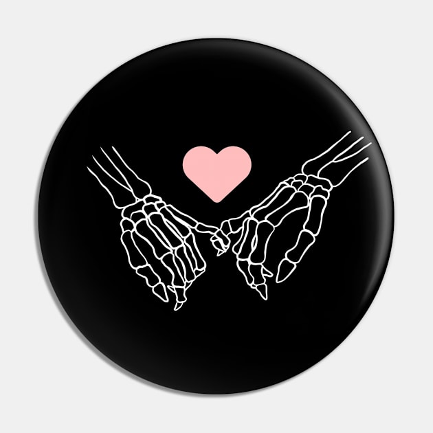 Skeletons in Love Pin by Wild Hunt