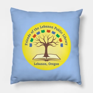 Friends of the Lebanon Public Library Logo Pillow