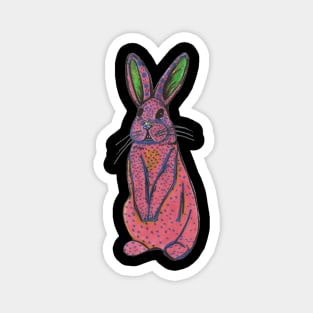 Watermelon Bunny Magnet