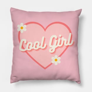 Cool Girl Summer Pillow