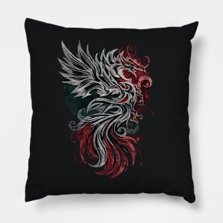 Gothic Phoenix Pillow