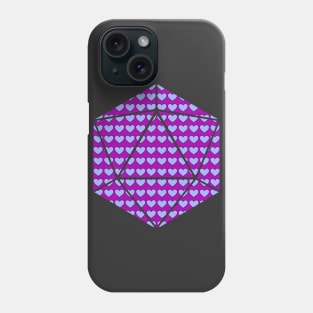 Heart filled D20 Phone Case