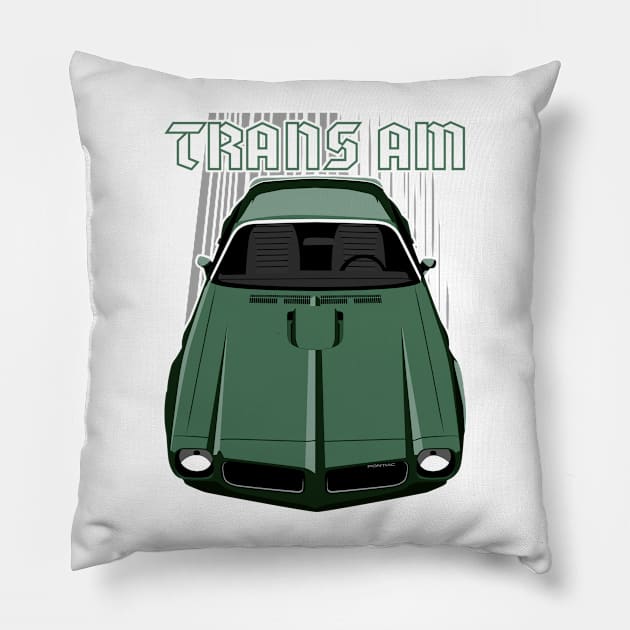 Firebird Transam 1973 - Green Pillow by V8social