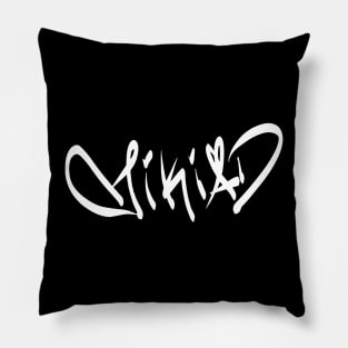 mikiad Logo White Classic Pillow