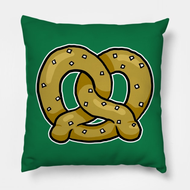 Soft Pretzel Pillow by Laughin' Bones