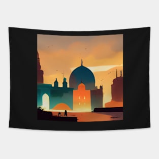 Cairo | Comics Style Tapestry